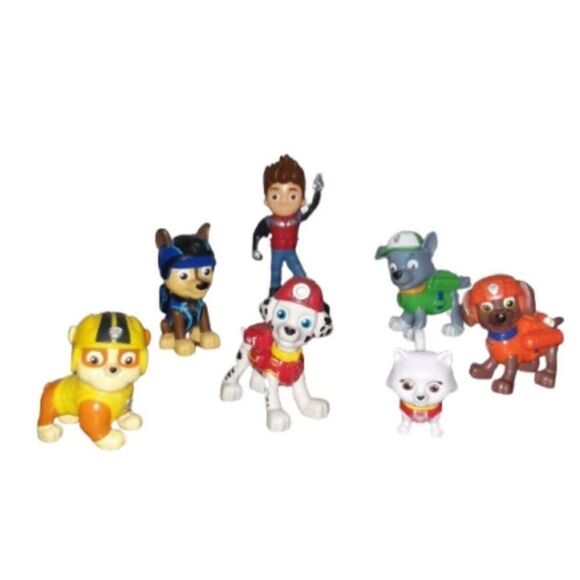 Paw Patrol Action Figures & Vehicles Toy Set Bundle 12 Pieces - Picture 3 of 9